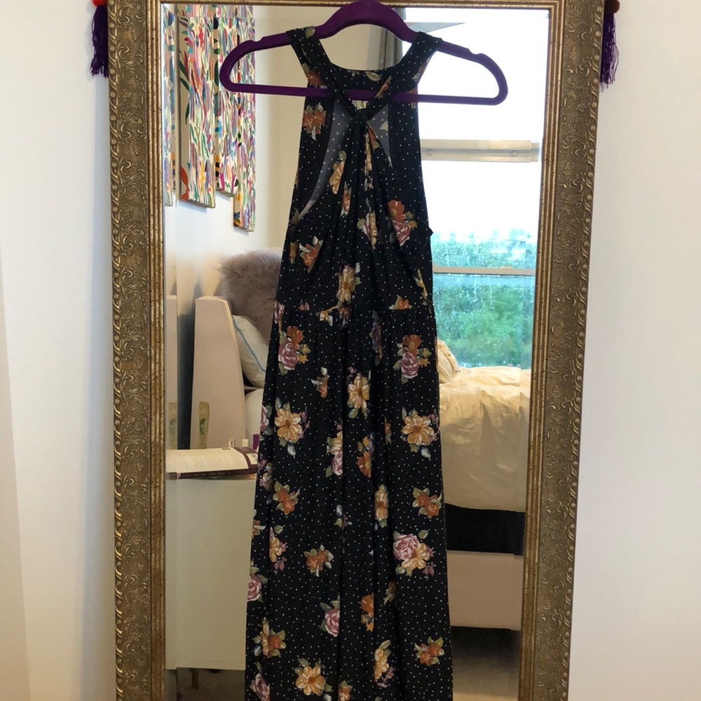 Free people floral maxi dress